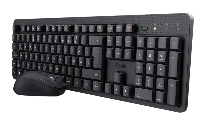 TKM-360 teclado Ratón incluido Oficina RF inalámbrico QWERTY Español Negro
