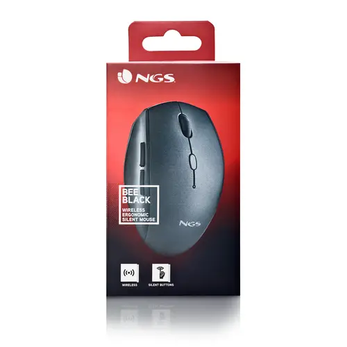 BEE ratón mano derecha Oficina RF inalámbrico Óptico 1600 DPI - Imagen 6