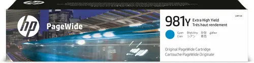 Cartucho original PageWide 981Y cian de alto rendimiento - Imagen 1