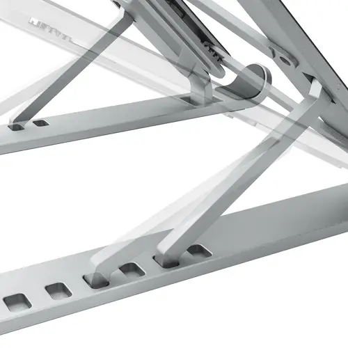 Soporte De Sobremesa Ajustable Para Portatil / Tablet, Plata - Imagen 3