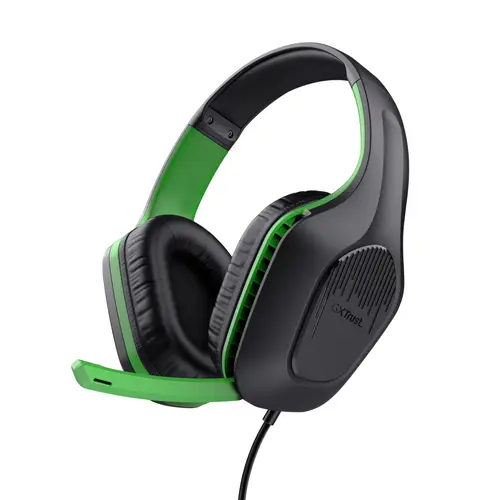 GXT 415X ZIROX Auriculares Alámbrico Diadema Juego Negro, Verde - Imagen 1
