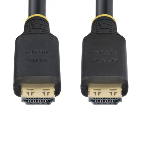 Cable HDMI de Alta Velocidad Activo de 15m - Conectores de Agarre - UHD 4K60Hz/1440p 144Hz - 18Gbps - HDR10/HDCP 2.2/ARC - Cable HDMI para Monitor o Proyector - Recubrimiento de TPE - Imagen 5