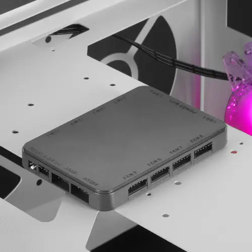 MC51W, Caja PC Gaming ATX, Doble Cristal Templado, 5x Ventilador RGB 12cm, Blanco - Imagen 10