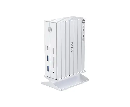 DUF-E01/E base para portátil y replicador de puertos Alámbrico Thunderbolt 4 Blanco - Imagen 1