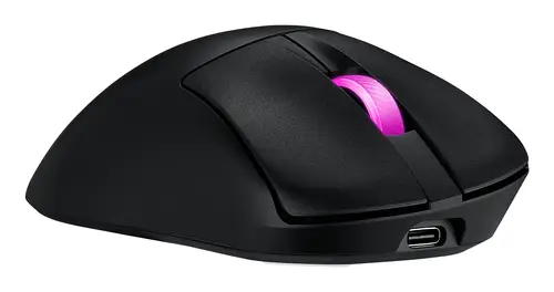 ROG Keris II Origin BLK ratón Juego mano derecha RF Wireless + Bluetooth + USB Type-A Óptico 42000 DPI - Imagen 7