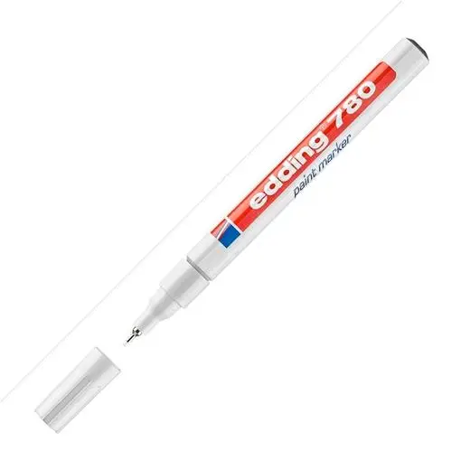 EDDING MARCADOR PERMANENTE 780 BLANCO -10UD-