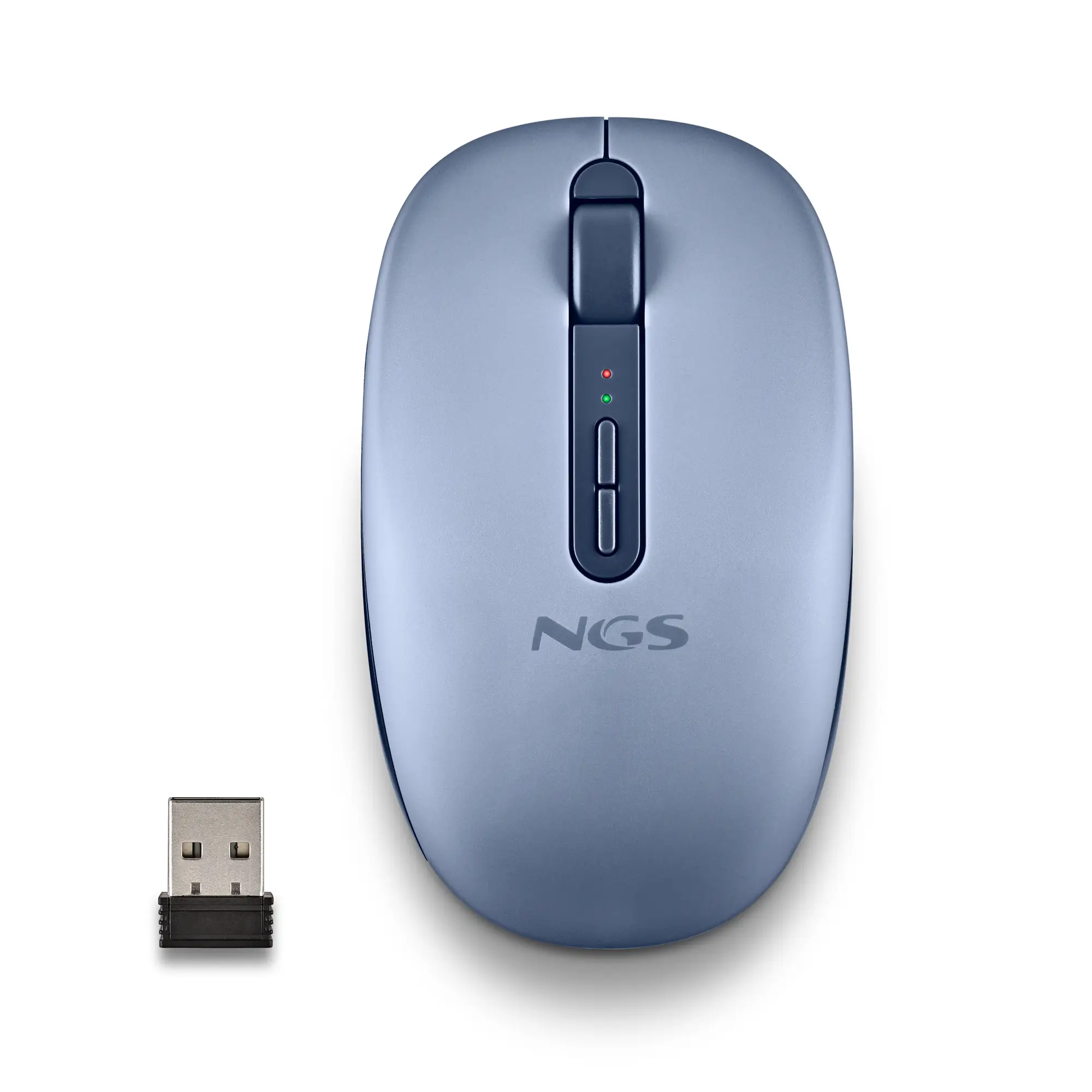 FOG DUAL BLUE ratón Universal Ambidextro RF Wireless + Bluetooth 1600 DPI