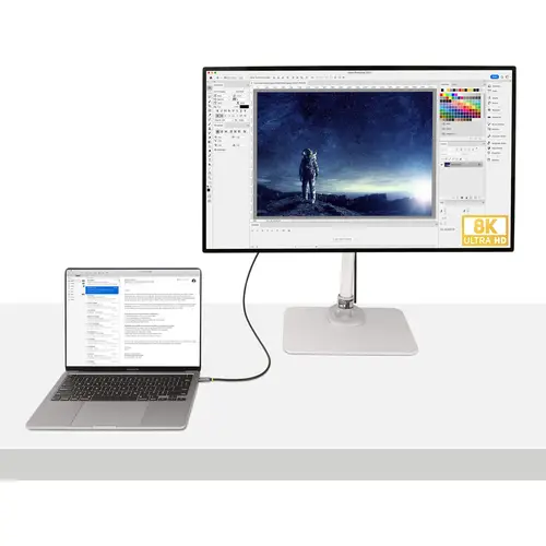 Cable USB4 de 1m - Cable USB-C Certificado USB-IF 40Gbps - Cable USB Tipo C - Power Delivery PD de 100W 5A - Modo Alt DP 8K 120Hz/4K 240Hz - Compatible con Thunderbolt - Imagen 7