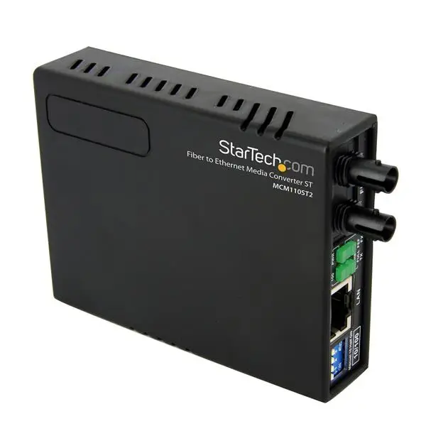 Conversor de Medios Ethernet 10/100 RJ45 a Fibra Óptica Multimod..