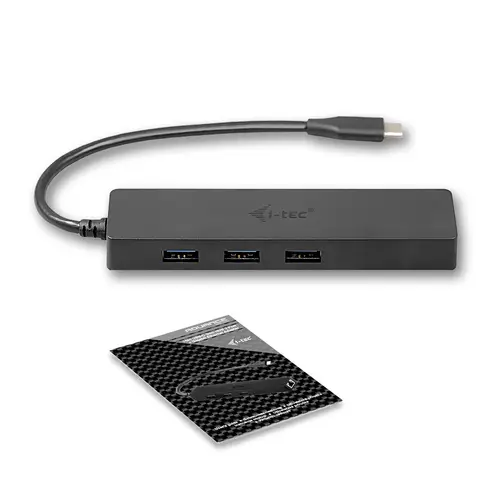 Advance USB-C Slim Passive HUB 3 Port + Gigabit Ethernet Adapter - Imagen 4