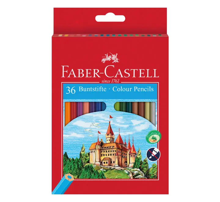 CAJA 36 LAPICES COLORES  FABER-CASTELL HT 120136