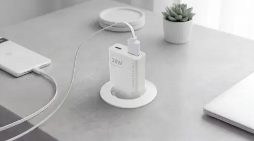 MDGAN30W cargador de dispositivo móvil Blanco - Imagen 9
