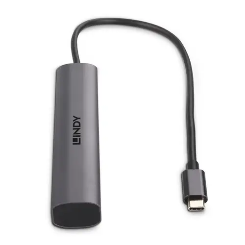 43384 hub de interfaz USB Tipo C 10000 Mbit/s Gris - Imagen 3