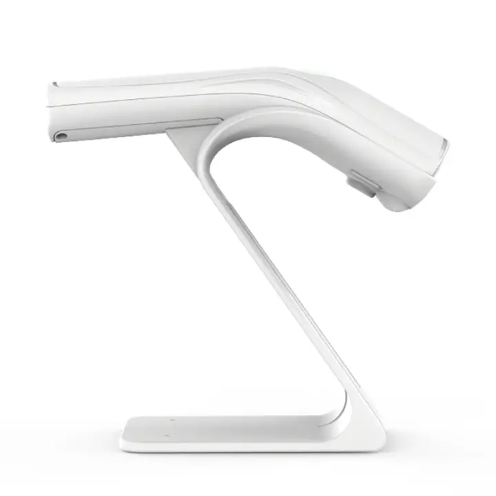 Lector código barras 2D USB botón blanco
