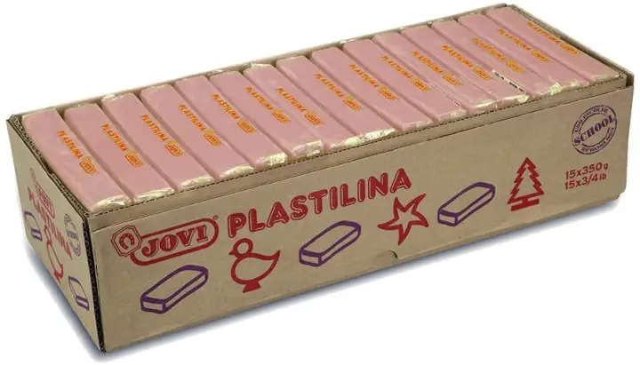 CAJA 15 PASTILLAS PLASTILINA 350 G - CARNE JOVI 7208