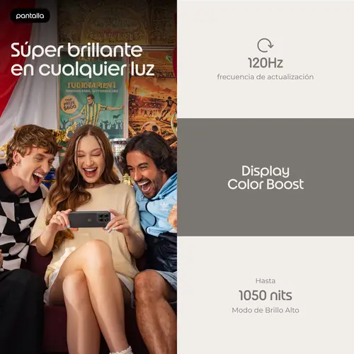 moto g37 16,9 cm (6.67") SIM doble Android 16.0 5G USB Tipo C 4 GB 128 GB 5200 mAh Gris - Imagen 9
