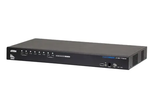 CS1798 interruptor KVM Montaje en rack Negro - Imagen 1