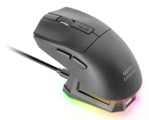 MM-T3 ratón Juego mano derecha RF Wireless + Bluetooth + USB Type-A Óptico 14400 DPI - Imagen 3