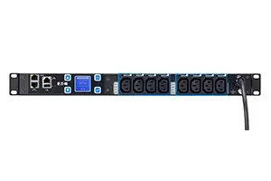 EMIH28 unidad de distribución de energía (PDU) 8 salidas AC 1U Negro