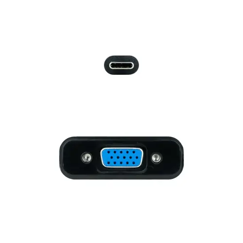 Conversor USB-C a VGA, USB-C/M-VGA/H, Negro, 10 cm - Imagen 3