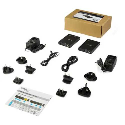 Juego Extensor HDMI por CAT6 - Alargador Balun 4K 60Hz - Imagen 5