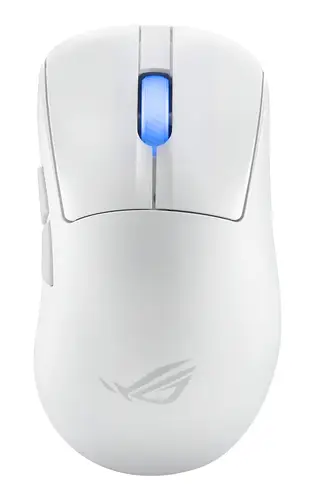 ROG Keris II Ace Wireless AimPoint White ratón Juego mano derecha RF Wireless + Bluetooth + USB Type-A Óptico 42000 DPI - Imagen 1