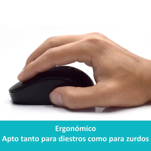 EW3256 teclado Ratón incluido Universal RF inalámbrico QWERTY Español Negro - Imagen 5