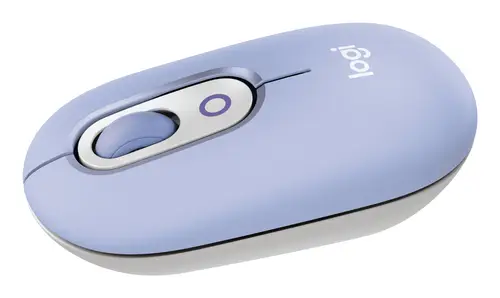 POP Mouse, ratón inalámbrico Bluetooth compacto y portátil con botones programables y clics discretos, tecnología Easy-Switch para alternar hasta 3 dispositivos, portátil, tablet, PC: Lila - Imagen 1