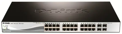 DGS-1210-28P Gestionado L2 Gigabit Ethernet (10/100/1000) Energía sobre Ethernet (PoE) 1U