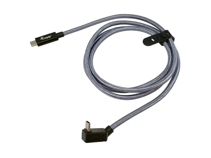 128421 Cable USB 3.2 Gen 2x2 C a conector C U, 1,0m, negro, M/M, PD240W, 4K/60Hz, 20Gbps