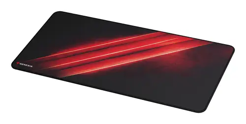 Carbon 500 Maxi Flash G2 Alfombrilla de ratón para juegos Negro, Rojo - Imagen 1