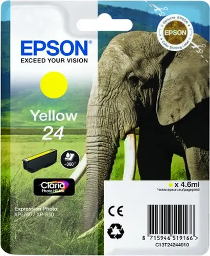 Elephant Cartucho 24 amarillo - Imagen 2