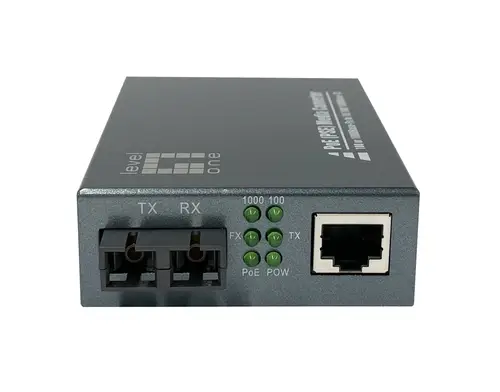 GVT-2014 convertidor de medio 1000 Mbit/s 1310 nm Monomodo Gris - Imagen 1
