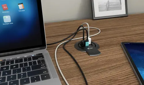 Built-in Desktop Fast Charger, USB-C PD 3.0 + 3x USB 3.0 QC3.0, 96 W - Imagen 7