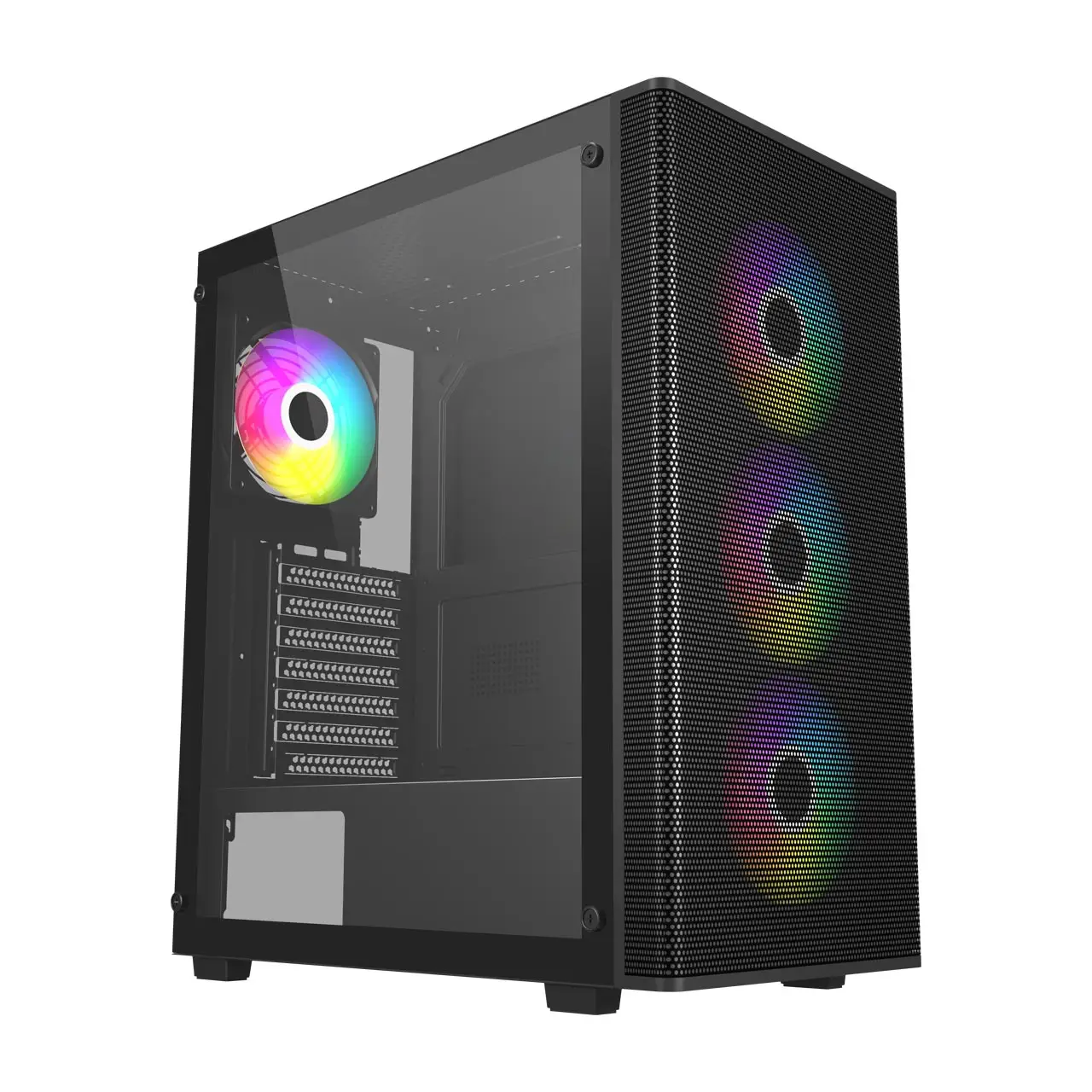 M220-BA Carcasa Midi Tower mATX, ATX Negro ARGB
