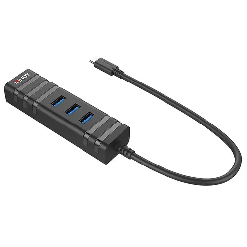 43249 hub de interfaz USB 3.2 Gen 1 (3.1 Gen 1) Type-C 5000 Mbit/s Negro - Imagen 3