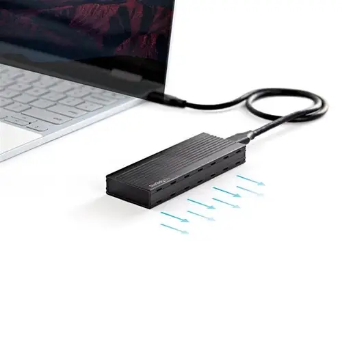 Caja M.2 NVMe para SSD PCIe - Caja USB 3.1 Gen 2 Type-C - USB Tipo C - Imagen 6