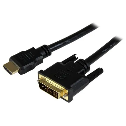 Cable HDMI a DVI 1,5m - DVI-D Macho - HDMI Macho - Adaptador - Negro - Imagen 1