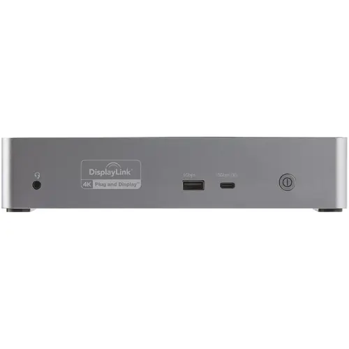 Mini Docking Station USB-C - Replicador de Puertos para 4 Monitores DisplayPort y HDMI 4K 60Hz - con PD de 100W - Hub Ladrón USB con 3x USB-A y 1x USBC, Red Ethernet, Audio - Imagen 3