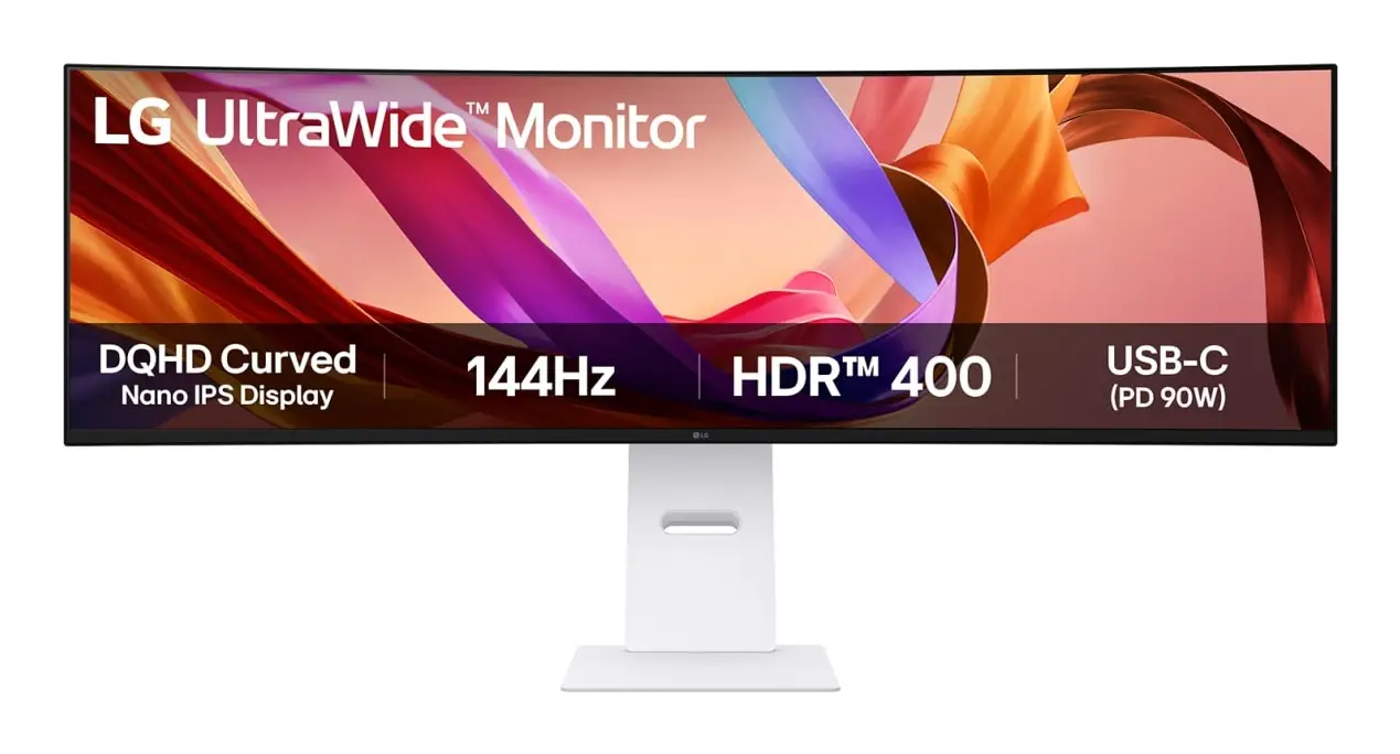 49U950A-W pantalla para PC 124,5 cm (49") 5120 x 1440 Pixeles Dua..