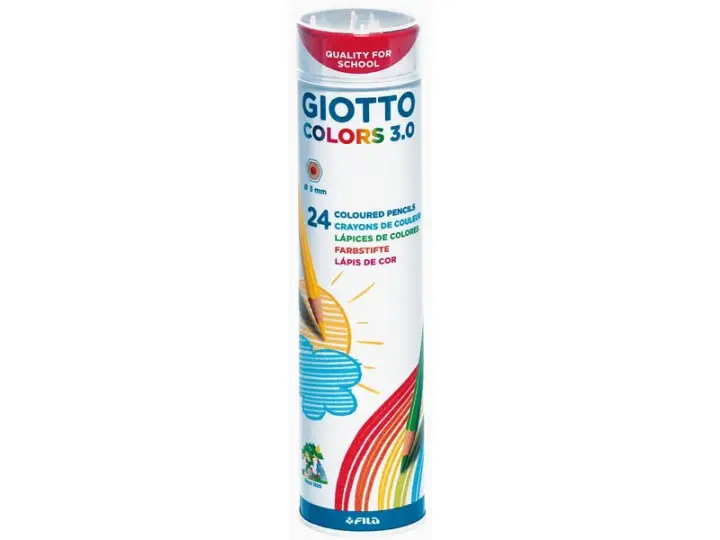 Bote metálico 12 lápices de colores mina Ø3,0mm. Colors 3.0 277000