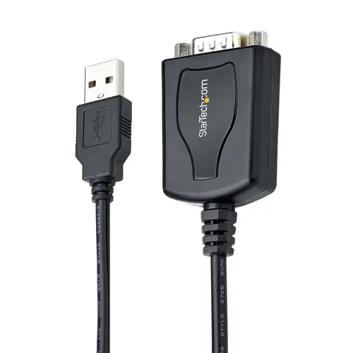 Cable de 91cm USB a Serie con Retención de Puerto COM, Conversor DB9 RS232 Macho a USB, Adaptador USB a Serie para PLC/Impresora/Escáner, Chipset Prolific, Win/Mac - Imagen 2