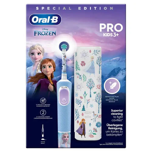 Vitality Pro Frozen Niño Cepillo dental oscilante Negro, Gris - Imagen 2