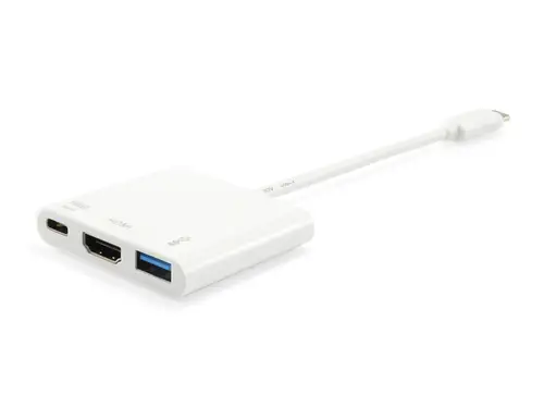 Adaptador USB-C a HDMI , USB-A, 60W USB PD - Imagen 1