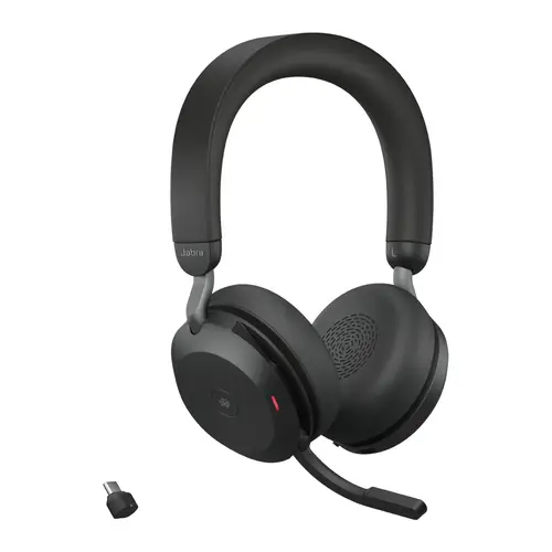 Evolve2 75 Auriculares Inalámbrico y alámbrico Diadema Llamadas/Música USB Tipo C Bluetooth Base de carga Negro - Imagen 3