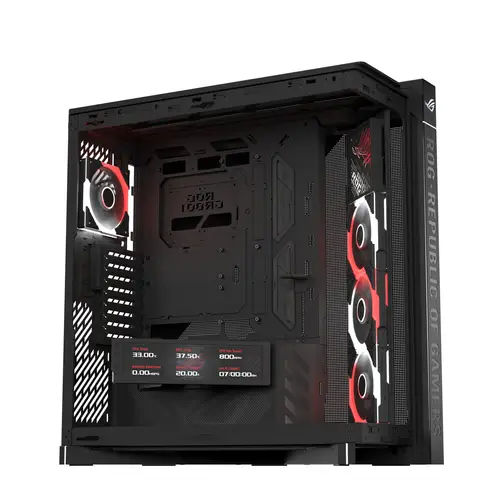 ROG CRONOX GR801 CURVE TG ARGB BLACK Midi Tower Negro - Imagen 11
