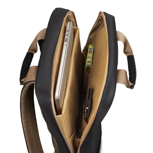 00222056 mochila Mochila de senderismo Beige, Negro Poliéster reciclado - Imagen 5