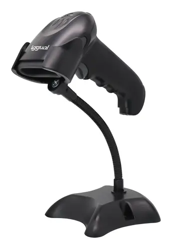 iggual Lector código barras 2D USB gatillo soporte - Imagen 4