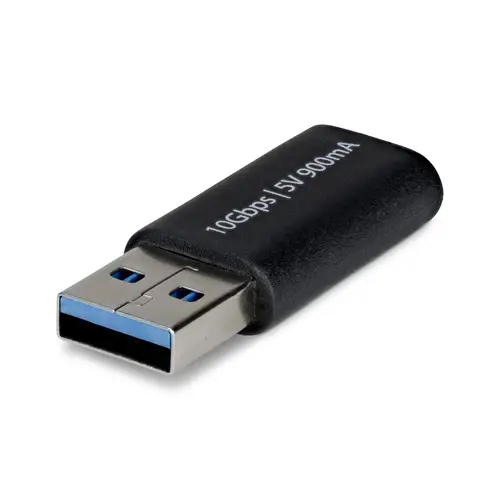 Adaptador USB-A Macho a USB-C Hembra - Conversor a USB a Tipo C - USB a USB Tipo C - 10Gbps - 5V 900mA - Adaptador USB para Hubs o Cargadores - Imagen 2