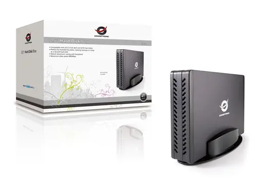 CHD3SU caja para disco duro externo Caja de disco duro (HDD) Negro 3.5" - Imagen 6